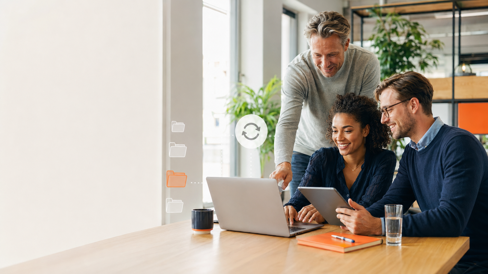 Professionals werken veilig samen met bestanden